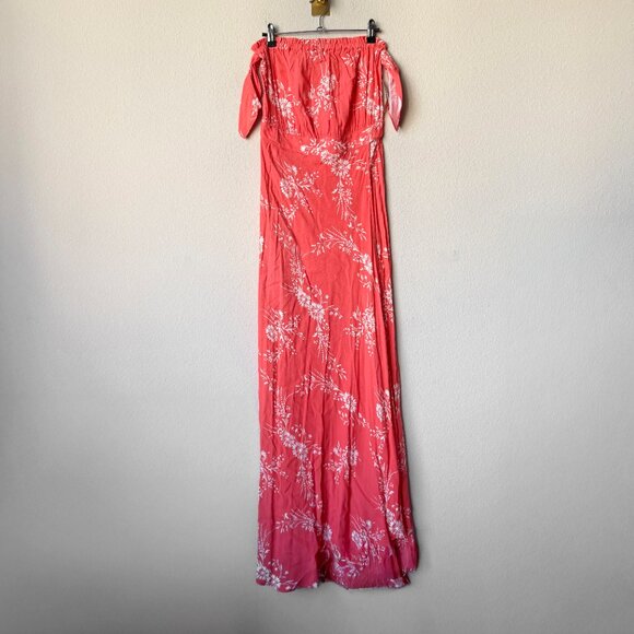 NWT Flynn Skye Bella Floral Maxi Dress in Apricot Burst Size M - Picture 3 of 7